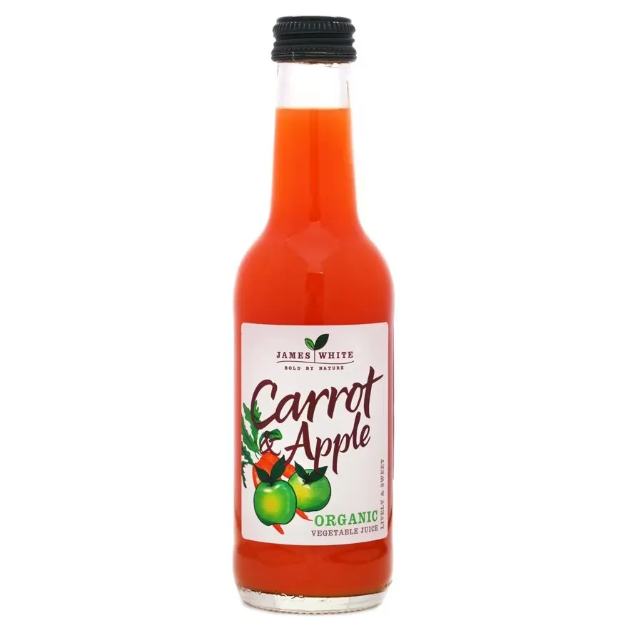 James White Organic Carrot & Apple Juice 250ml