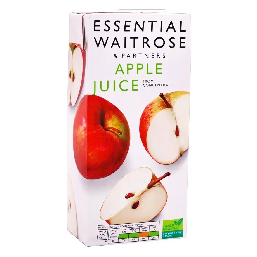 Waitrose Pure Apple Juice 1L