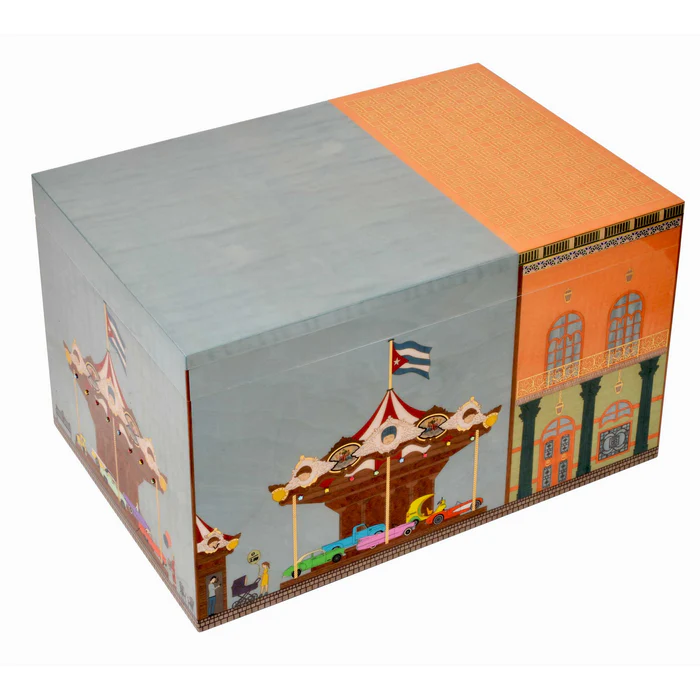 Elie Bleu Casa Cubana Carousel Humidor – 125 Cigars