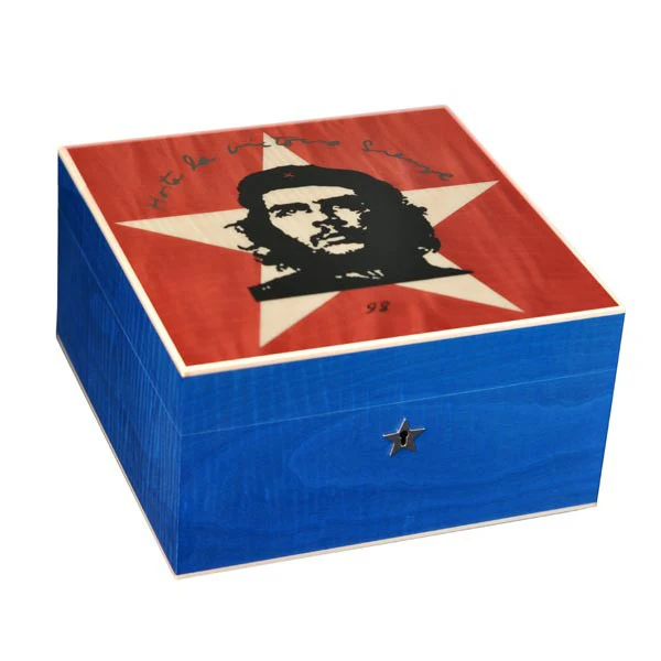 Elie Bleu Che Star Sycamore Humidor – 75 Cigars