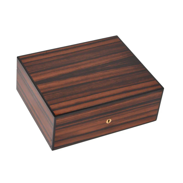 Elie Bleu Macassar Ebony Humidor – 75 Cigars