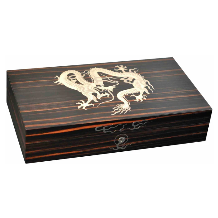 Elie Bleu Dragon Macassar Humidor – 110 Cigars