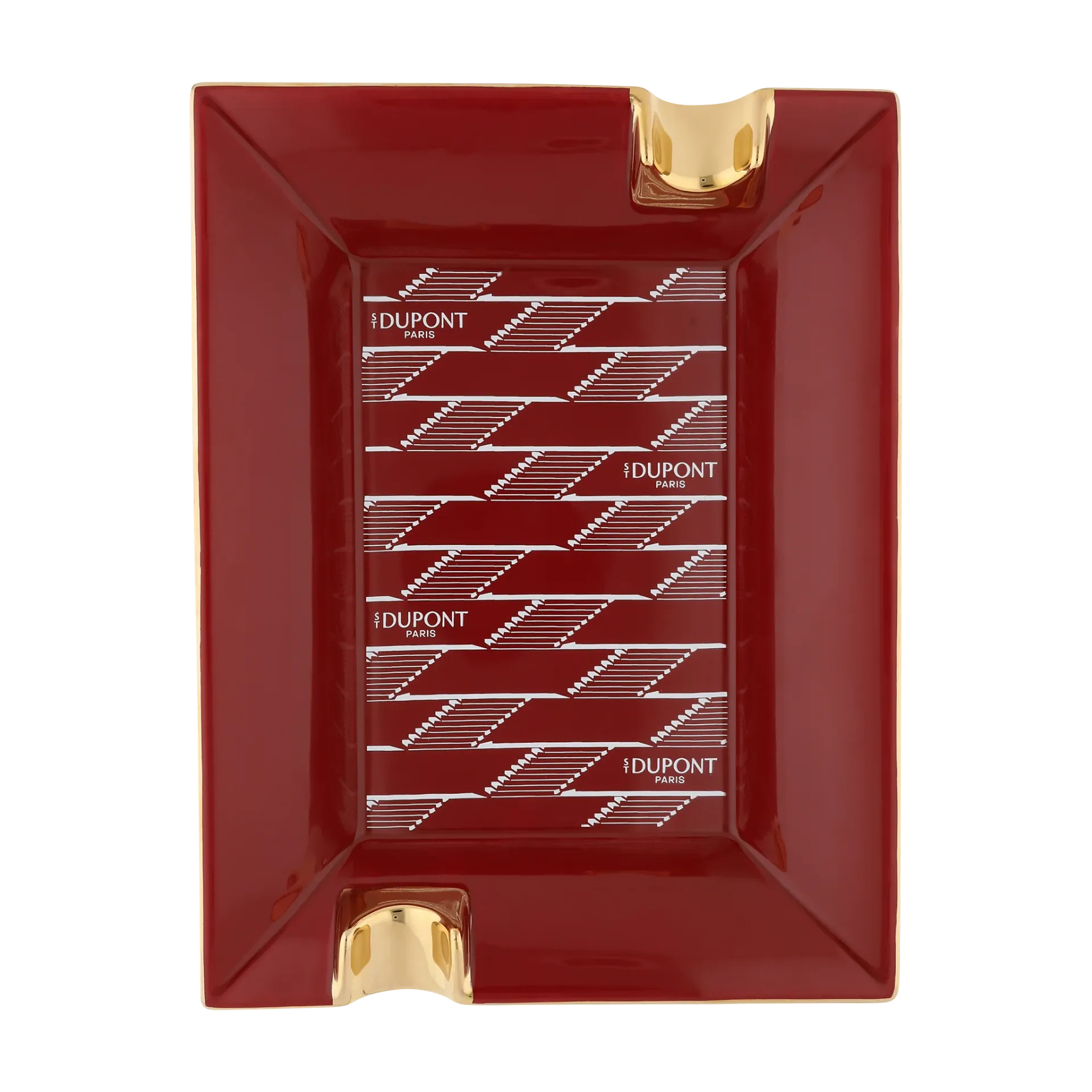 ST Dupont Ashtray Monogram 1872 Burgundy