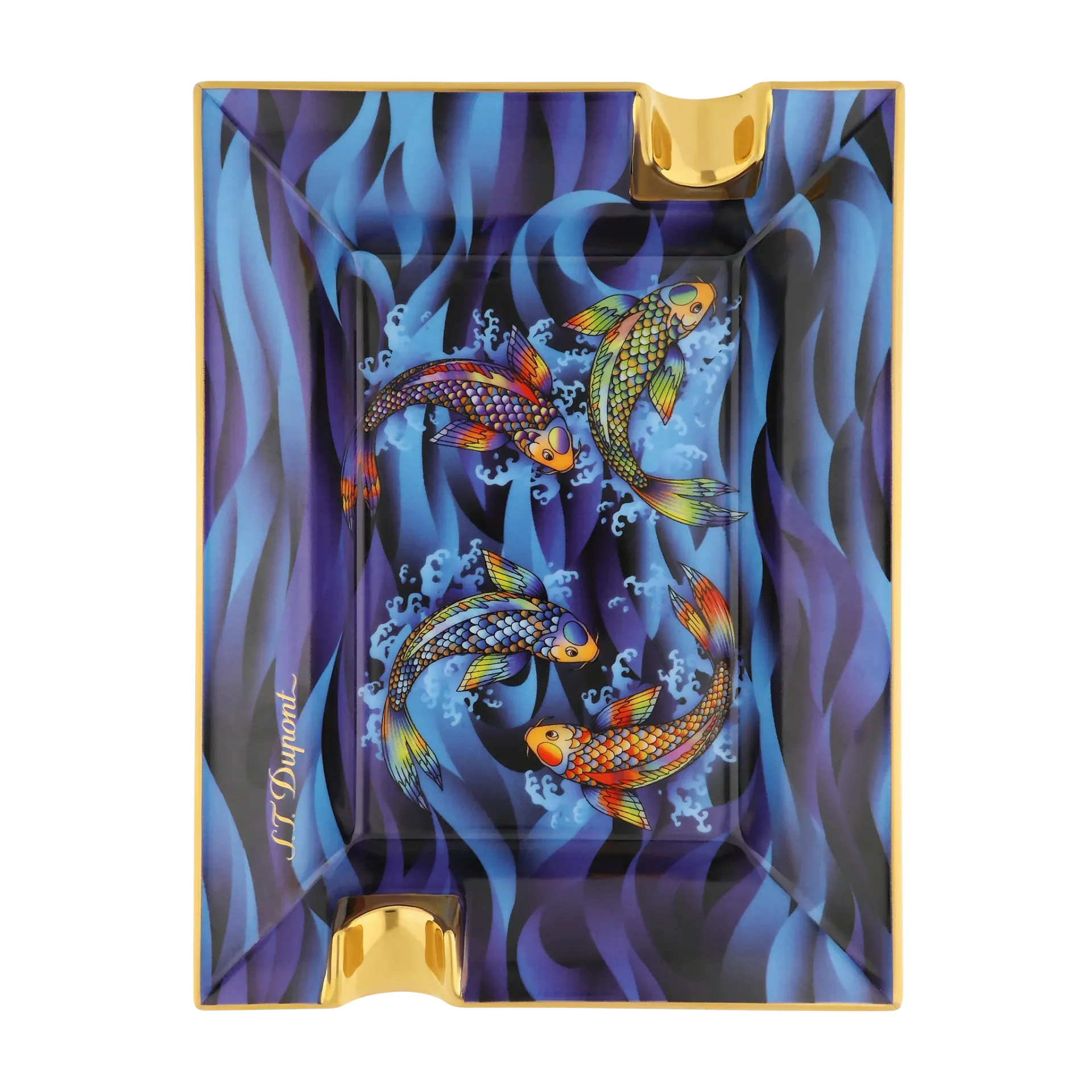 ST Dupont Ashtray Koi Fish