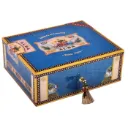Elie Bleu Alba Humidor Blue – 75 Cigars