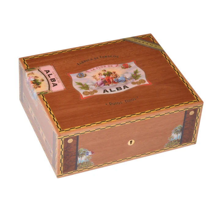 Elie Bleu Alba Humidor Mahogany – 75 Cigars